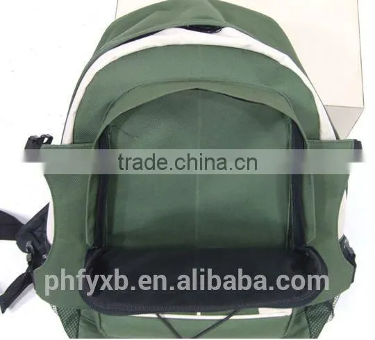 Teenage School Bags 600D Simple School Backpack /Army Green Color School Bags for Teenagers photo-2