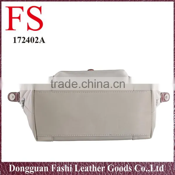 Latest Large Nylon and Leather Weekend Bags Special Design Travel Tote Bag photo-6