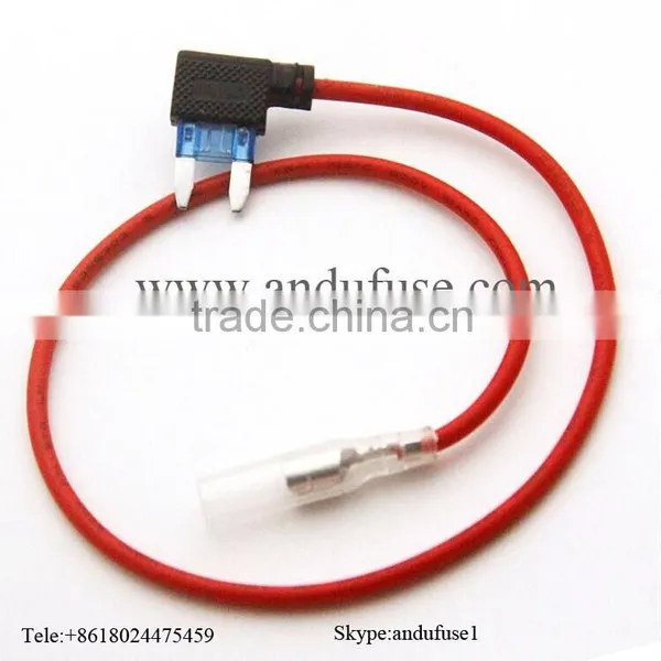 Medium ATM FUSE TAP ADD ON DUAL CIRCUIT ADAPTER AUTO CAR AUTO TERMINALS 20A FUSE/5 Sets 15A ATM Fuse Adapter Tap photo-5