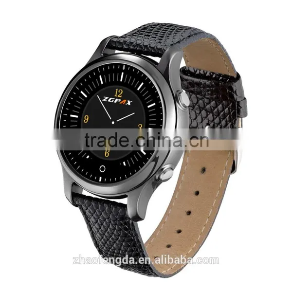 S360 Android Smart Watch for Iphone 5 Bluetooth Price of Phone Leather Smart Watch With 1.22" Display photo-2