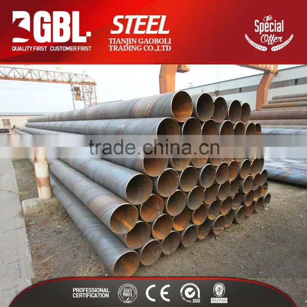 New Premium Factory Low Price SSAW Q235 Steel Pipe 159x6mm
