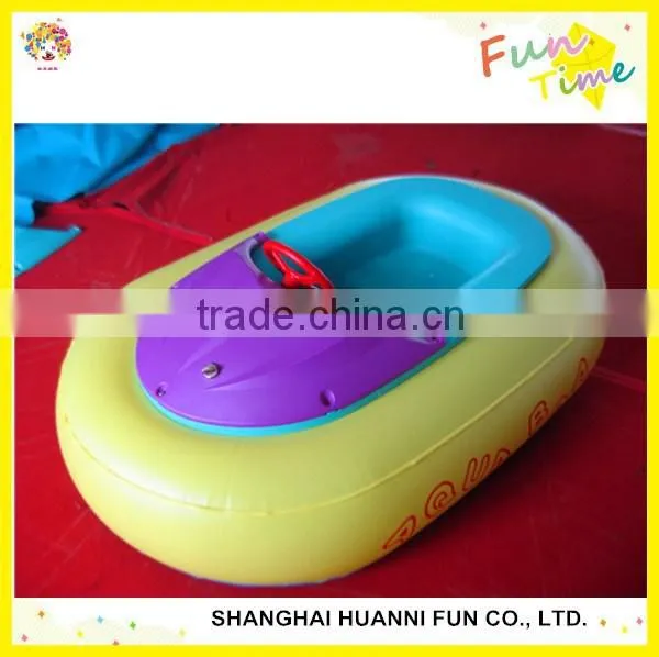 Inflatable Electric Motor Bumper Boat for Kids Water Playing Game photo-3