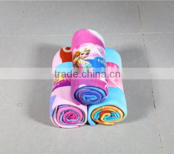 Printed Micro Plush Coral Fleece Blanket For Kids