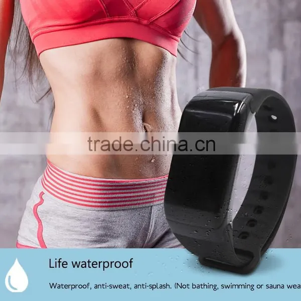 Promotion Fashion Intelligent Heart Rate Bluetooth Bracelet / Sport Style Fitness Band