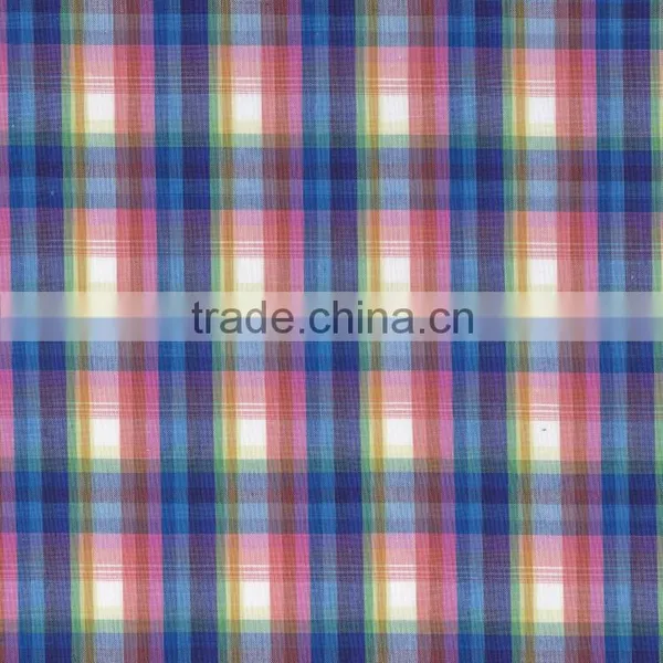 100% Cotton Heavy Weight Plain Gingham Check Plaid Fabric Wholesale photo-2