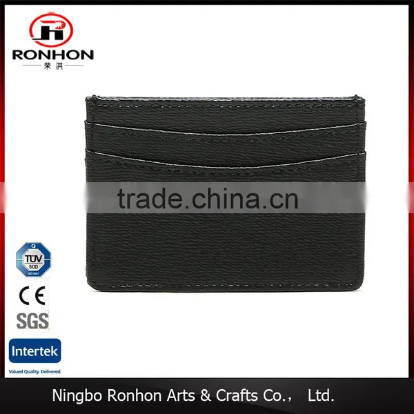 PU Leather Unisex Slim Super Thin Card Holder Pouch photo-2