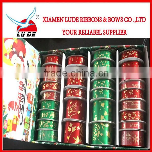 2015 Wholesale Gift Decoration Printed Wrapping Ribbon photo-2