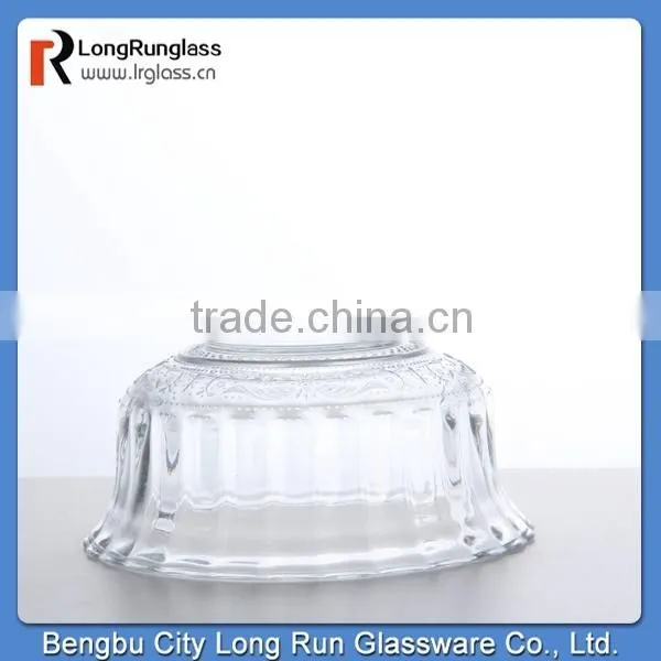 LongRun 6oz Unique Carved Bottom Salad Bowl for Dinner photo-2