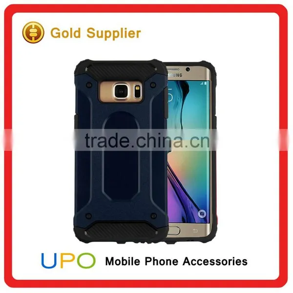 [UPO] Dual Layer Heavy Duty Shockproof Combo Armor Hybrid Cool Phone Case for Samsung Galaxy S6 Edge photo-2