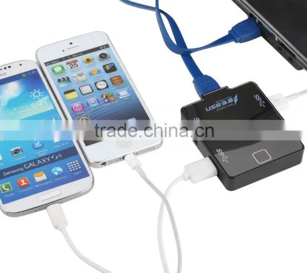 Square Usb Por Hub , 4 Port Usb 3.0 Hub From Usb Hub Suppliers With Aluminum Casing for PC and Laptop photo-6