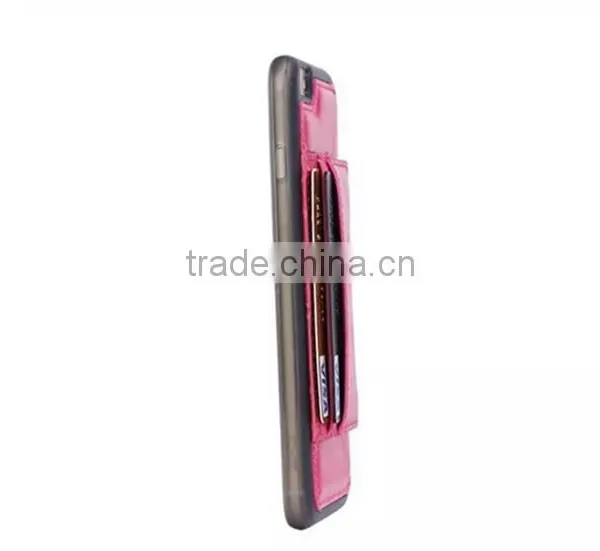 2015 New Arrival Hot Selling Leather Case for Iphone6, for Iphone6 Pink Housing photo-3