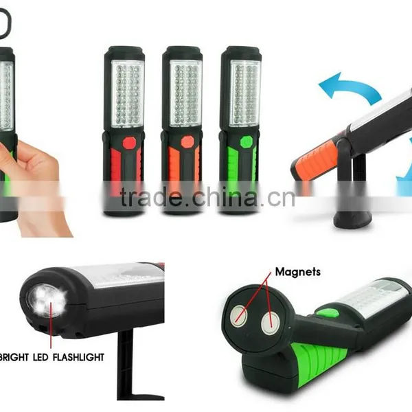 Ningbo JELO Sales Promotion Super Bright 36+5LED Work Light 36LED +1W LED Outdoor Lamp With Folding Hook Magnet photo-4