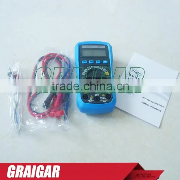 ADM02 Pocket Multifunction Digital Multimeter DMM Temperature DC/AC Voltage Current Meter Tester photo-3