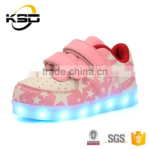 2016 The Latest Child LED Flashing Lights Shoe Buckle Strap Shoe LED Shoes photo-2