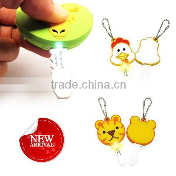 Promotional Soft Pvc Led Key Chain