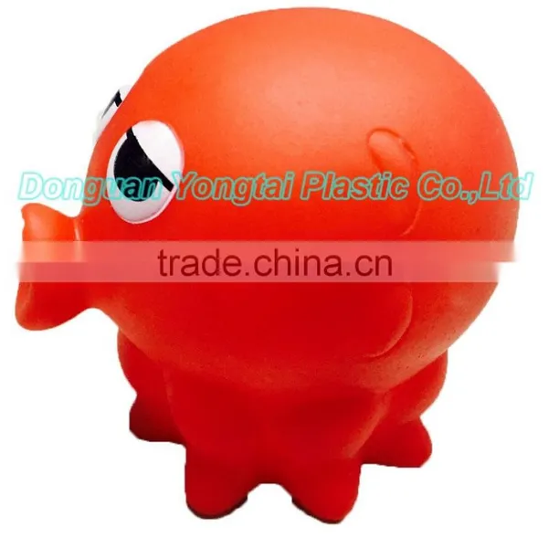 Plastic Octopus Bath Toy, Vinyl Animal Rubber Toy photo-3