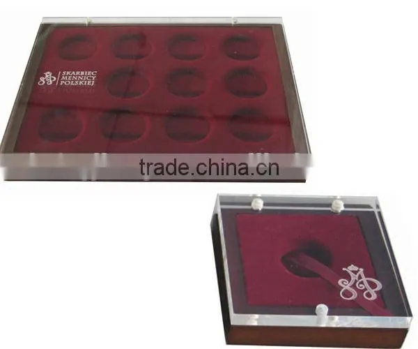 Wooden Coin Box With Transparent Lid photo-4