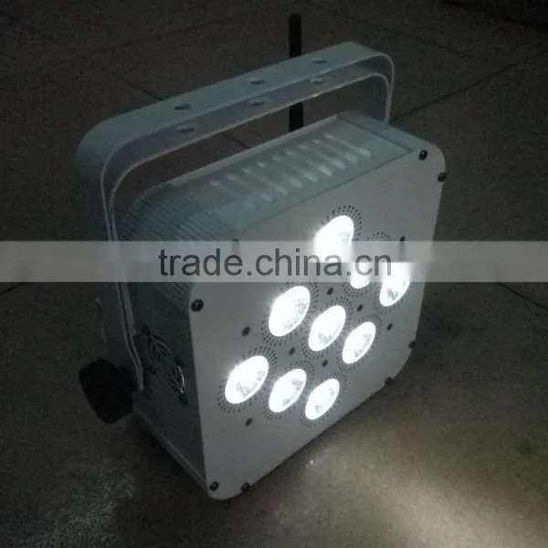 High Power Rgbwa 6IN1 Battery Led Flat Par Stage Light photo-4