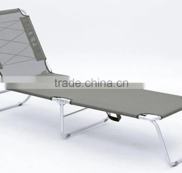 Aluminum Folding Ajustable Back Folding Bed photo-3