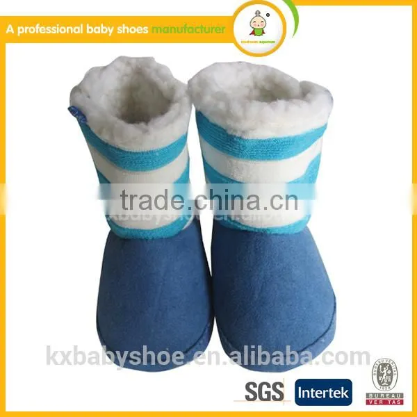 OEM ODM Custom Winter Soft Leather Baby Snow Shoes Boots Wholesale photo-2