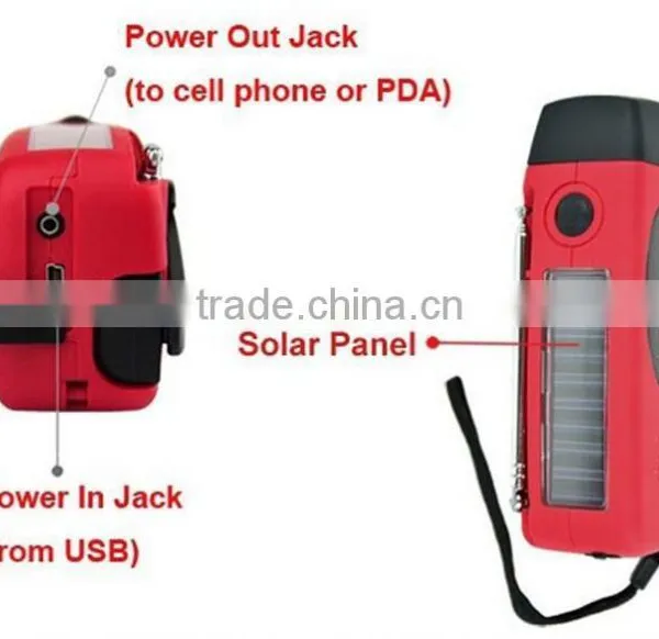 Torch Radio Solar With Crank photo-2