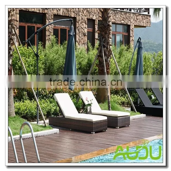 Audu Atlanta Pool Wicker Outdoor Lounger photo-4