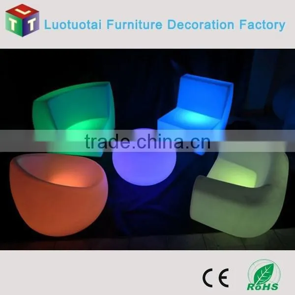 Remote Control Garden Led Sofa Furniture Outdoor Led Sofa Set photo-5