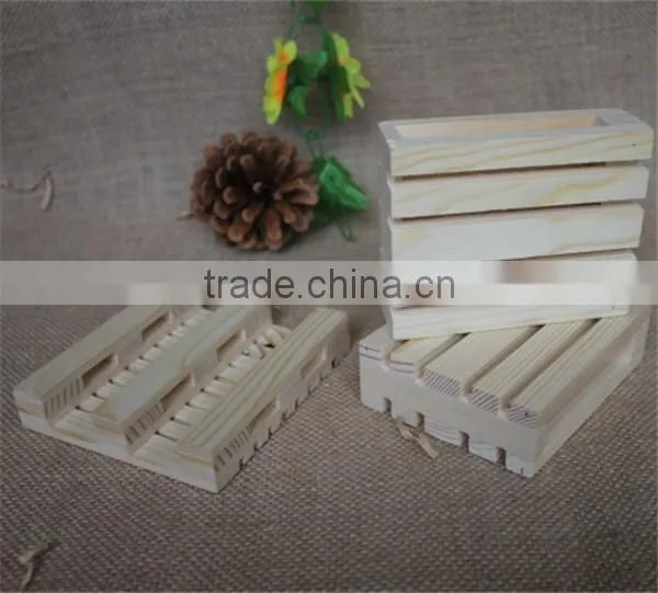 FSC handmade wooden mini pallet wooden drink coaster