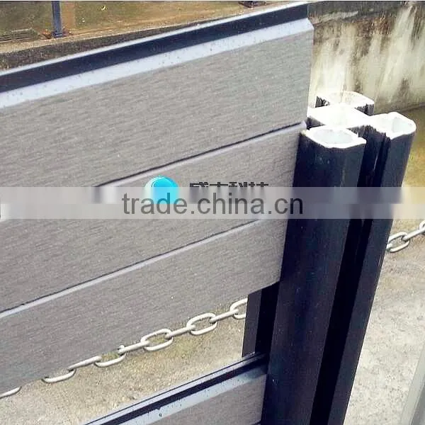 High Standard Outdoor Wpc Fencing Supplier Outdoor Composite Wood Fencing Wall photo-3