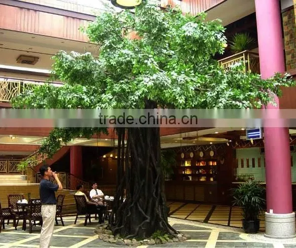 Large Fake Ficus Tree Indoor /outdoor Factory Artificial Gloden Ficus Tree photo-6