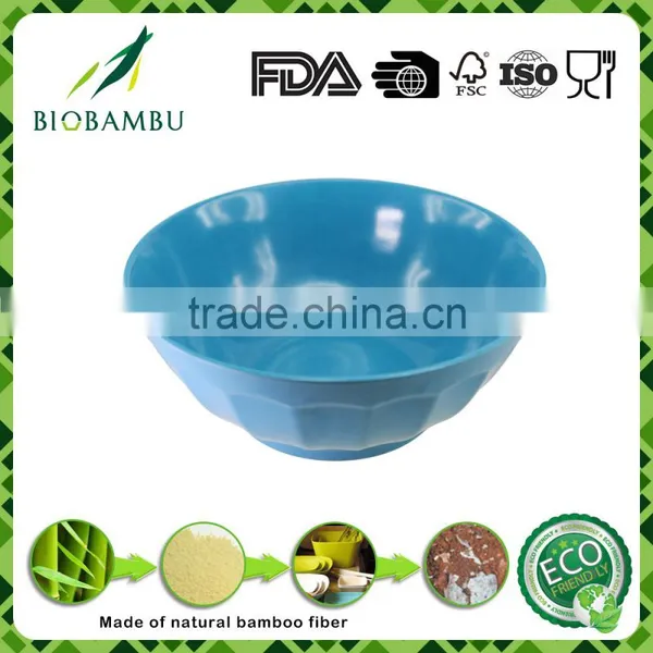 Biodegradable Quality Assurance Bamboo Fiber Round Dinnerware Bowl Sets photo-3