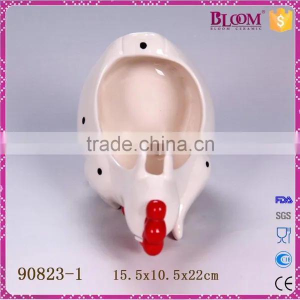 Wholesale Novelty Ceramic Toilet Brush Holder photo-5