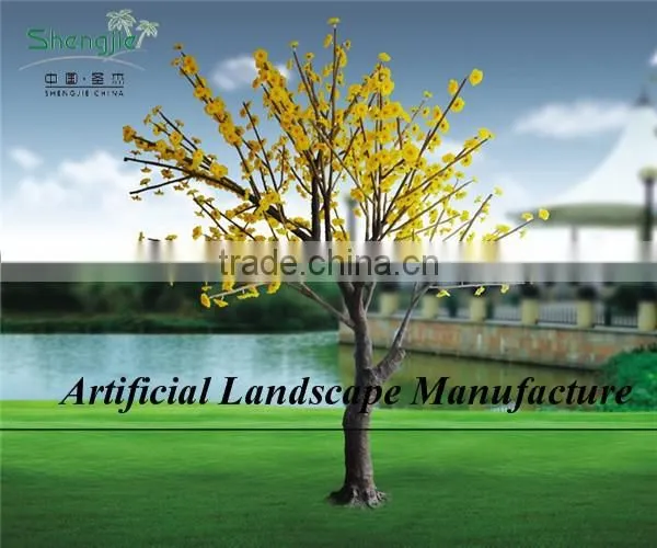 After-service Accepted Decorative Tree Silk/plastic Peach Blossom Cherry Blossom photo-3