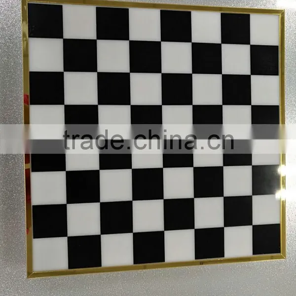 JYCB-001Factory wholesale custom acrylic giant chess board/plexiglass chess board