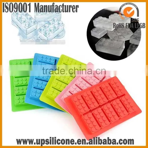 Food Grade Lego Ice Mold Silicone Ice Cube Tray Lego Cake Mold photo-4