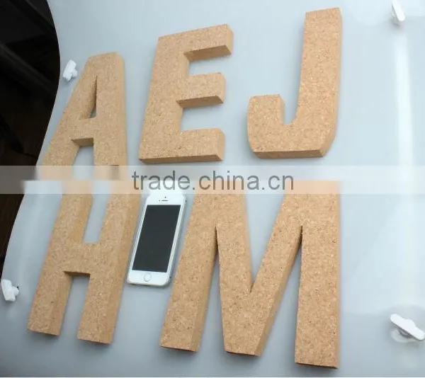 Natural Cork Letter "J" OEM photo-4