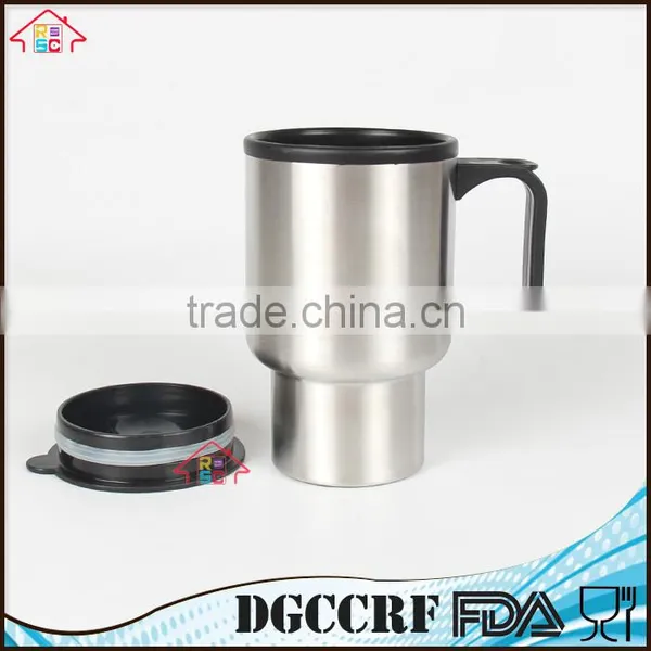 NBRSC 14oz Stainless Steel Tralve Cofee Tumbler,Stainless Steel Car Travel Mug, Travel Mug With Handle photo-2