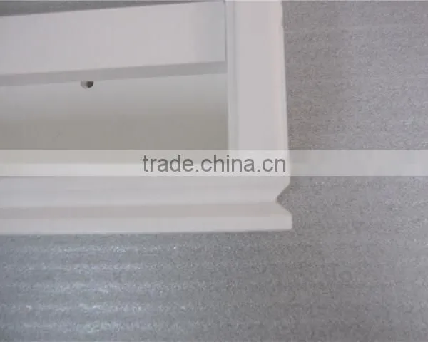White Modern Bedroom Furniture Wooden Wall Shelf photo-3
