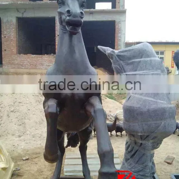 Bronze Jumping Horse Sculpture for Street Decoration photo-2