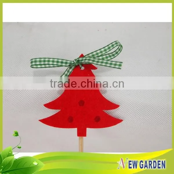 Garden Decoration Plastic and Bamboo Round Decorative Floral Sticks photo-4
