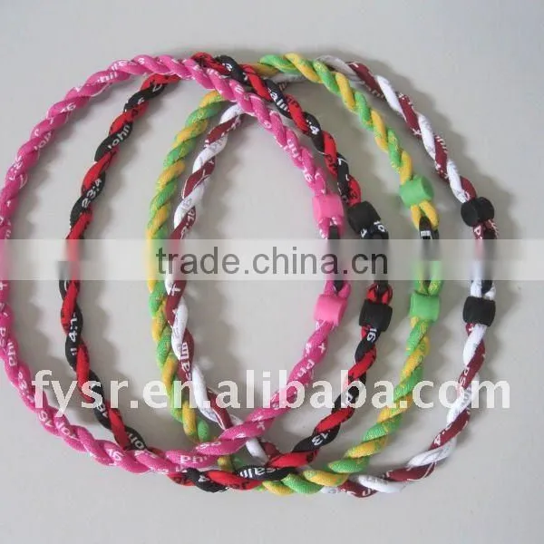Factory Price Silicone Necklace/Titanium Sport Silicone Necklace photo-2