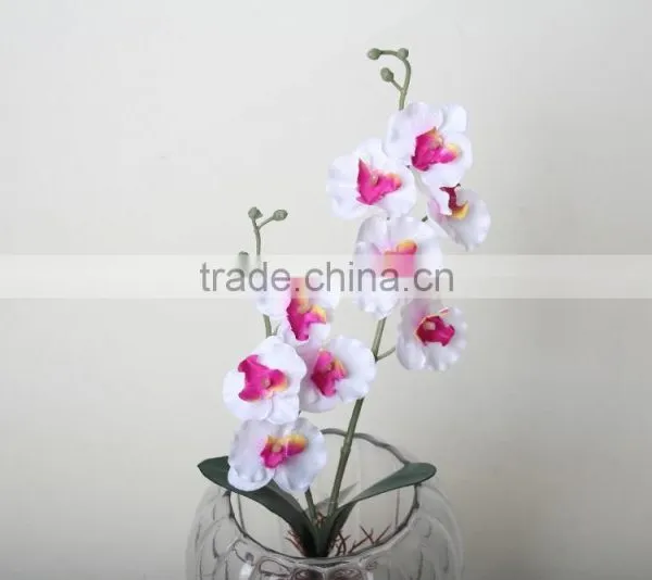 Fabric Butterfly Orchid Artificial Butterfly Orchid Flowers Landscaping Flowers photo-3