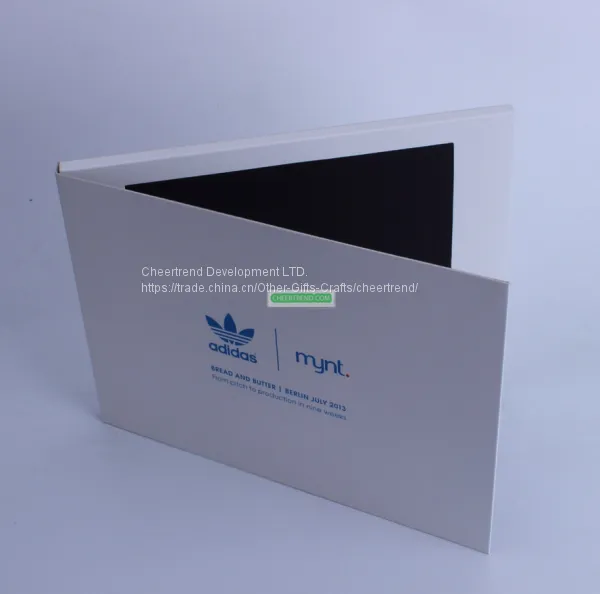 Adidas Customized 7 Inch Lcd Video Greeting Card Module/Video Brochure/Video Gift Card for Promotional photo-4