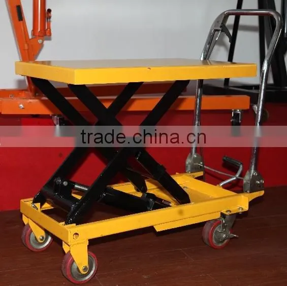 150KGS,300KGS,500KGS Hydraulic Lift Table Cart photo-2