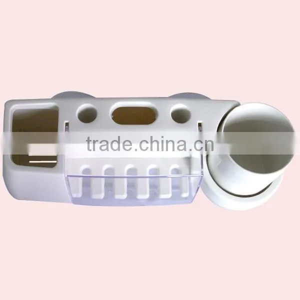 Plastic Wall Mounted Toothbrush Holder With Sucker photo-3