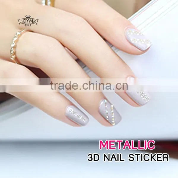 New Air Nail Shining Decorative Sticker Metallic Aluminum Nail Foil Stickers photo-6