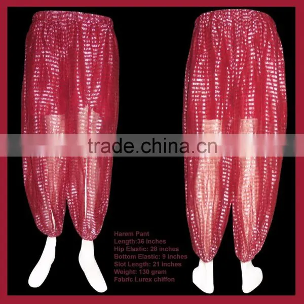 Belly Dance Harem Pant Made of Lurex Chiffon photo-6