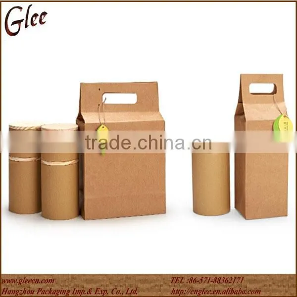 Round Tea Box Wood Gift Box photo-3