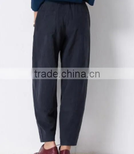 Hot Sale New Fashion Summer High Waist Ladies Pantskirt Women Chiffon Wide Leg Pant photo-3