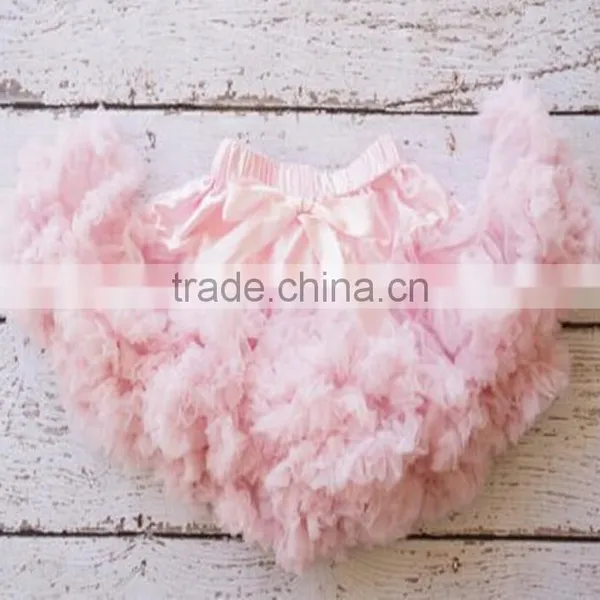 High Quality Wholesale Colorful Kids Chiffon Pettiskirt Tutu For Toddler Girls photo-5